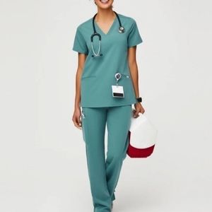 🆕️ FIGS Hydrogreen Scrub top- XS